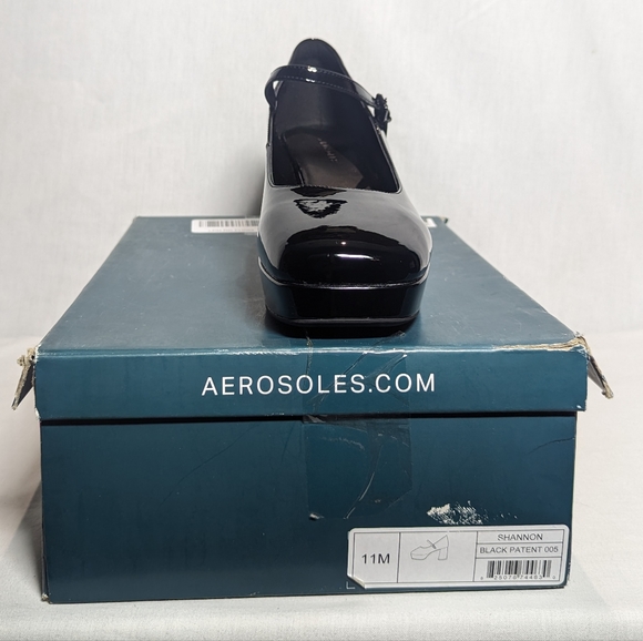 NEW Aerosoles Shannon Classy Womens Platform Heel In Black sz 11 - Picture 4 of 4